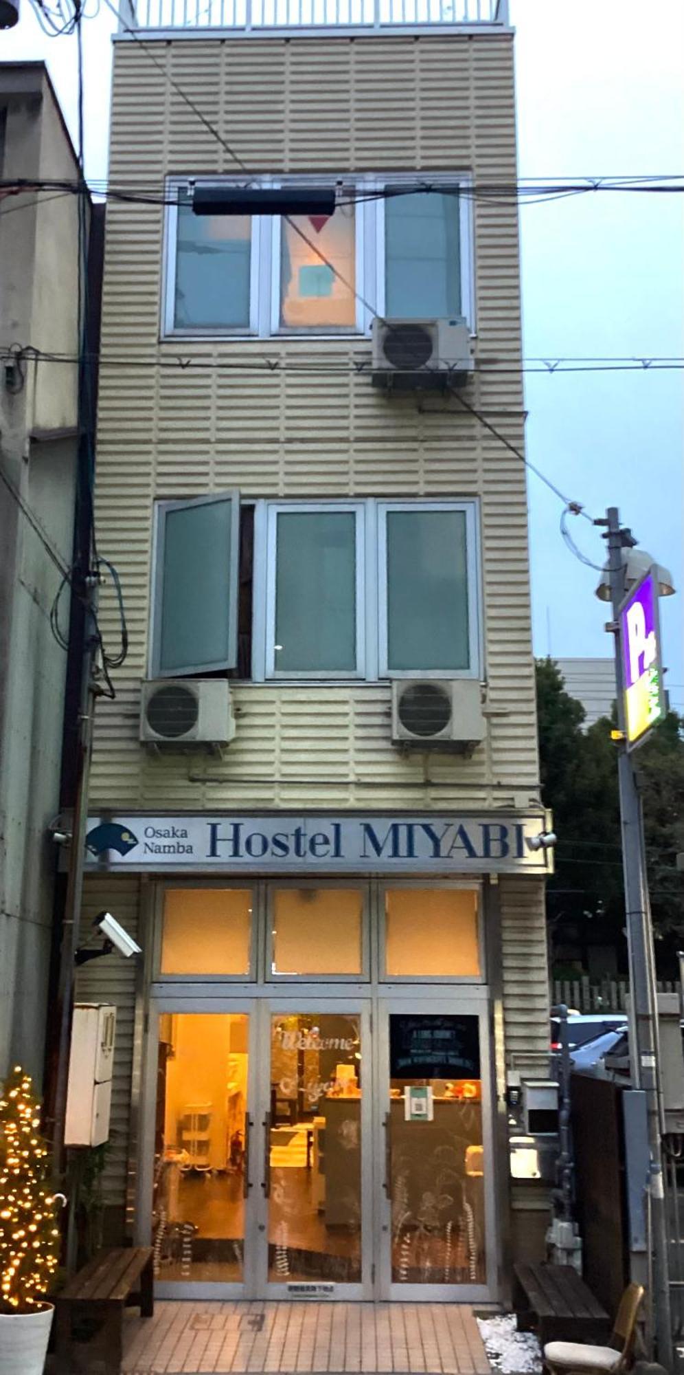 Osaka Namba Hostel Miyabi Exterior photo
